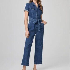 PAIGE DENIM NWT Anessa Denim Jumpsuit SZ 6